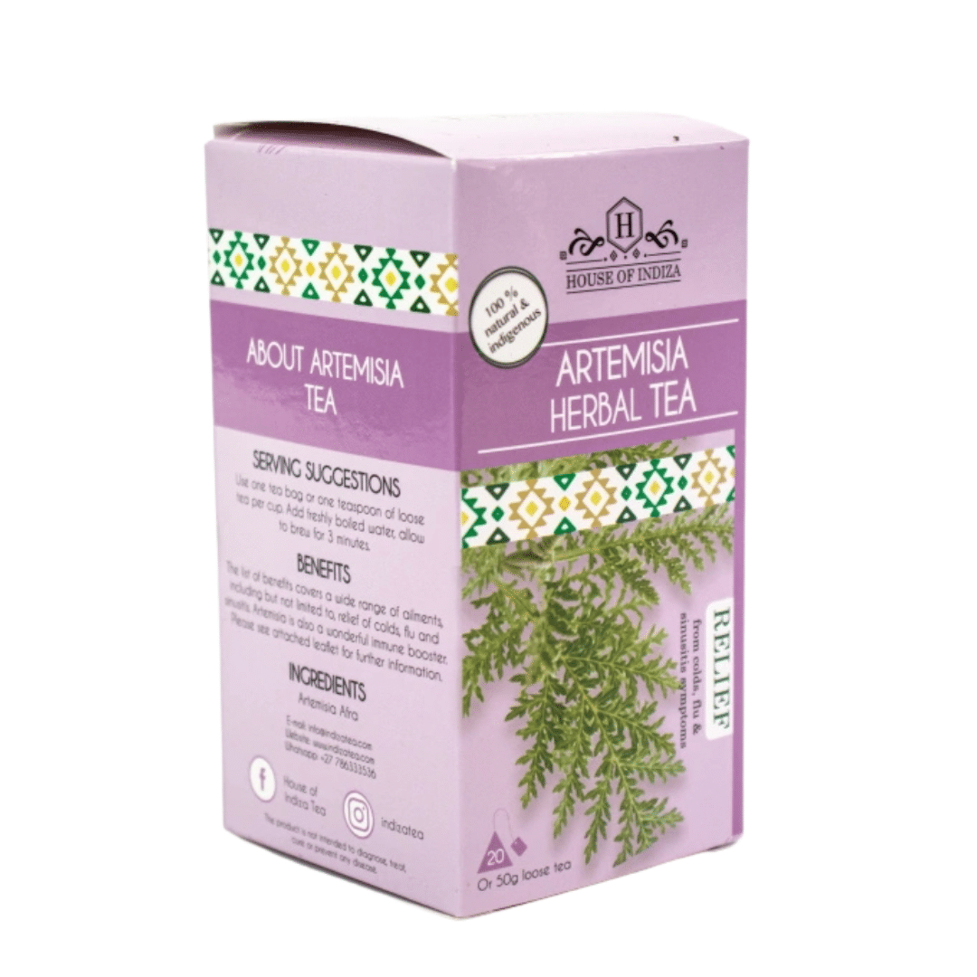 Artmesia Herbal Tea White Bck
